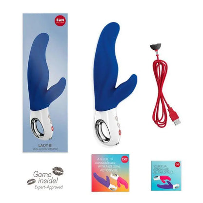 FUN FACTORY - VIBRADOR DUPLO LADY BI ULTRAMARIN - Sexshoptuga 