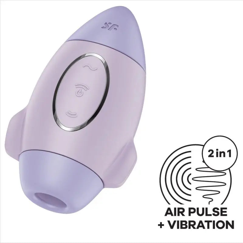 SATISFYER - VIBRADOR DE IMPULSO DUPLO PEQUENO LILAC MISSION CONTROL - Sexshoptuga 