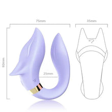 ARMONY - VIBRADOR FOX PARA CASAIS COM CONTROLE REMOTO ROXO - Sexshoptuga  Sexshoptuga 