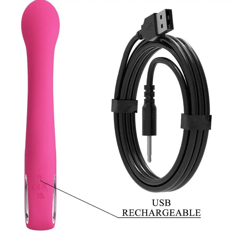 PRETTY LOVE - FRITZ RABBIT VIBRADOR 12 VIBRAÇÕES ROSA - Sexshoptuga 