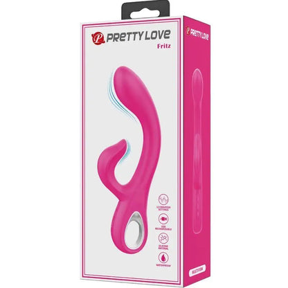 PRETTY LOVE - FRITZ RABBIT VIBRADOR 12 VIBRAÇÕES ROSA - Sexshoptuga 