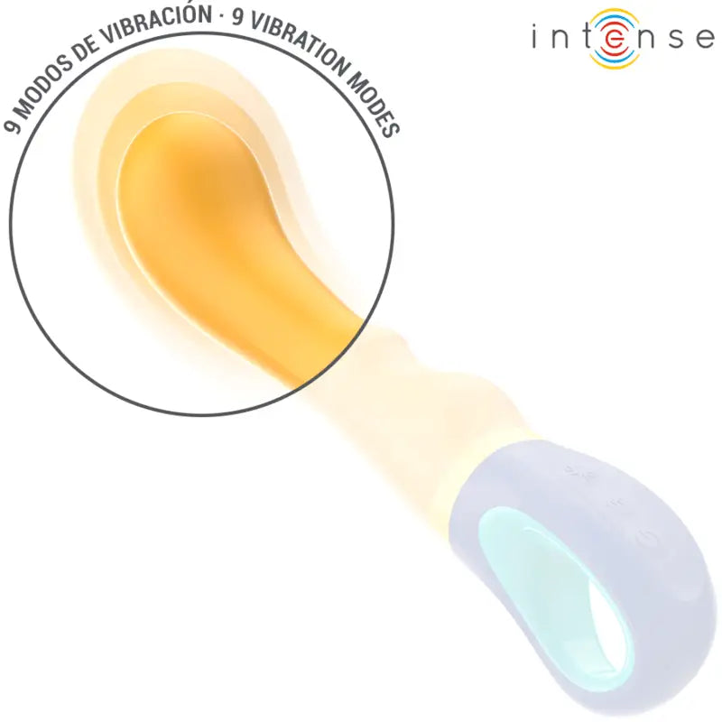 Vibrador Intenso Shaggy Amarelo G-Spot com Estimulação Precisa