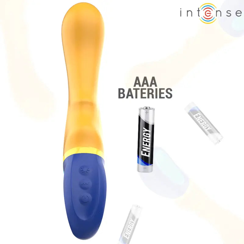 Vibrador Intenso Shaggy Amarelo G-Spot com Estimulação Precisa