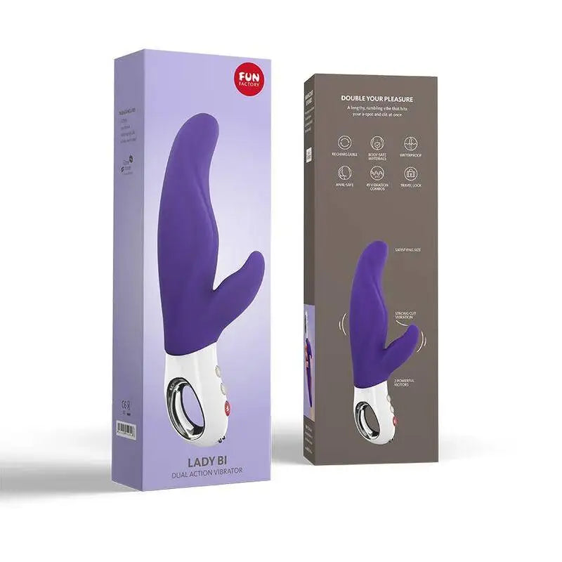 FUN FACTORY - VIBRADOR LADY BI DUAL VIOLETA - Sexshoptuga 