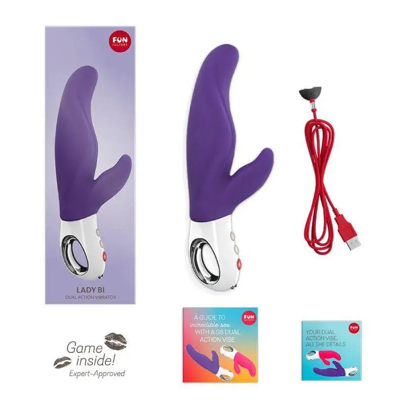 FUN FACTORY - VIBRADOR LADY BI DUAL VIOLETA - Sexshoptuga 