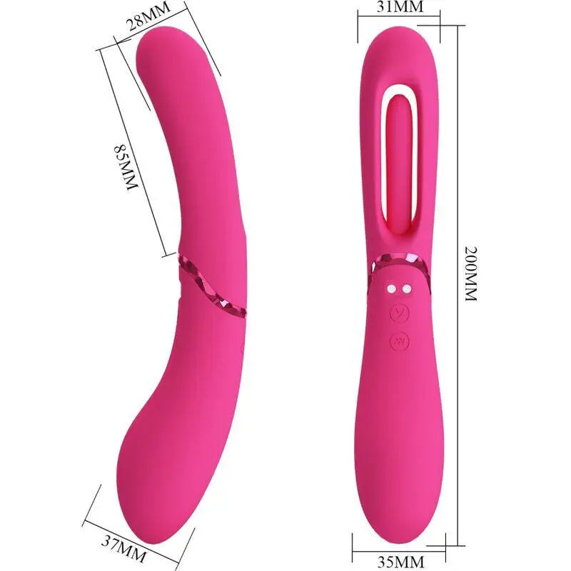 ROMANCE - VIBRADOR LEXIE G-SPOT 7 VIBRAÇÕES ROSA - Sexshoptuga 