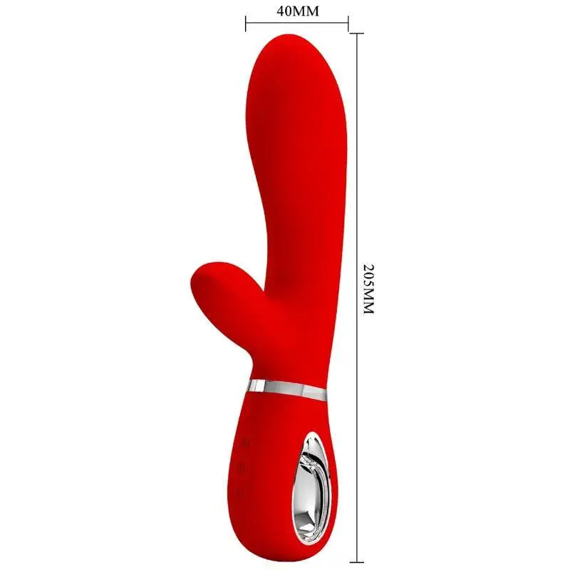 PRETTY LOVE - VIBRADOR MULTIFUNO G-SPOT THOMAS VERMELHO - Sexshoptuga 