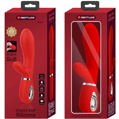 PRETTY LOVE - VIBRADOR MULTIFUNO G-SPOT THOMAS VERMELHO - Sexshoptuga 