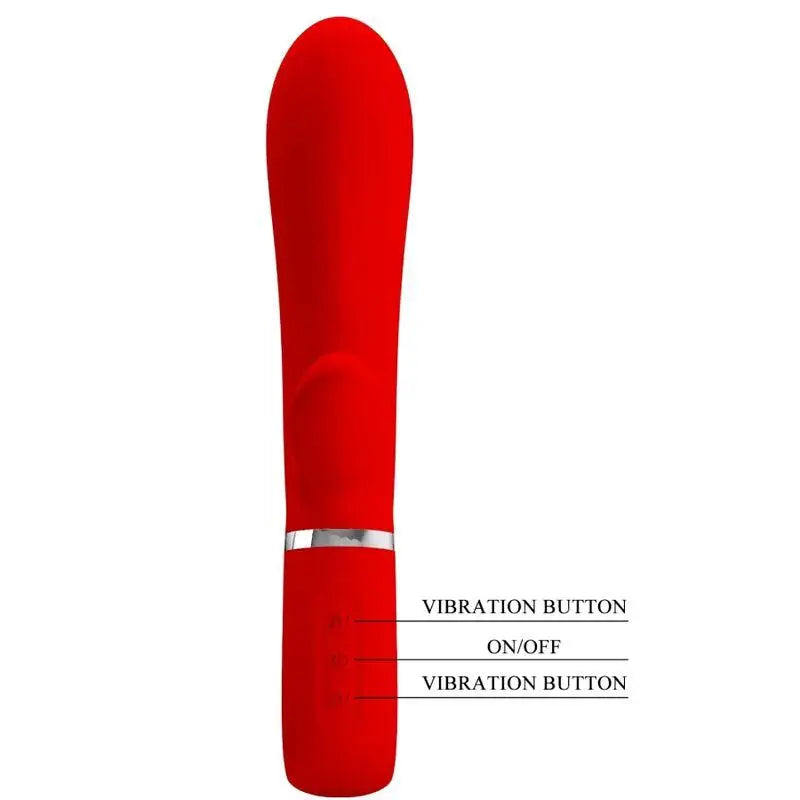 PRETTY LOVE - VIBRADOR MULTIFUNO G-SPOT THOMAS VERMELHO - Sexshoptuga 