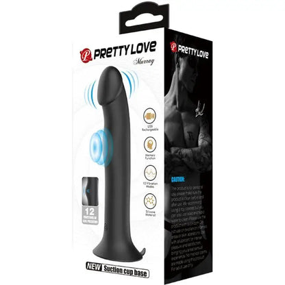 PRETTY LOVE - VIBRADOR MURRAY E SUCKER DE CLITÓRIS PRETO - Sexshoptuga 