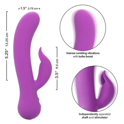 CALEXOTICS - FIRST TIME VIBRADOR PLEASER RECARREGÁVEL ROXO - Sexshoptuga 