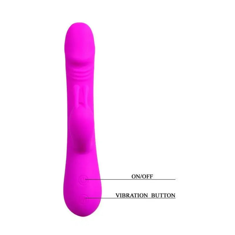 PRETTY LOVE - VIBRADOR COM COELHO CLEMENTO - Sexshoptuga 