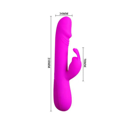 PRETTY LOVE - VIBRADOR COM COELHO CLEMENTO - Sexshoptuga 