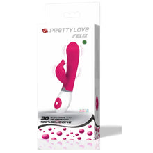 PRETTY LOVE - VIBRADOR COM ESTIMULADOR FELIX - Sexshoptuga  Sexshoptuga 