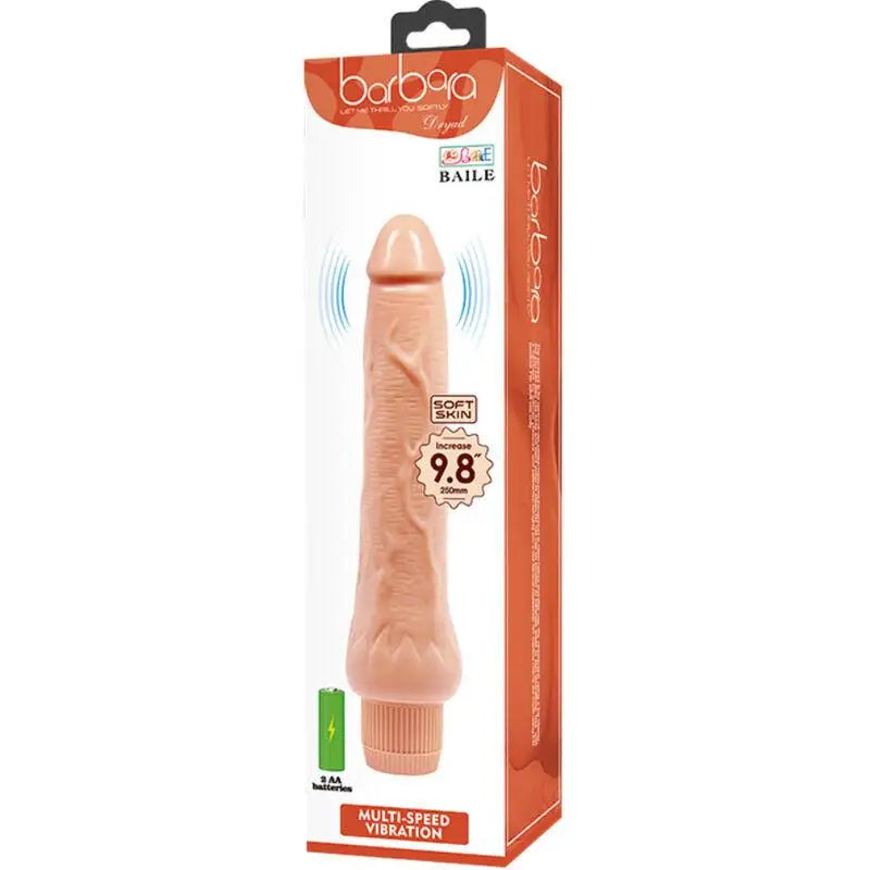 BAILE - VIBRADOR REALÍSTICO BARBARA 25 CM - Sexshoptuga 