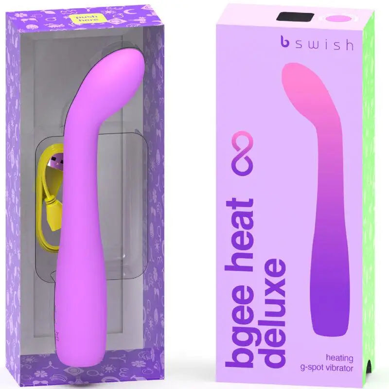 B SWISH - BGEE HEAT INFINITE DELUXE VIBRADOR RECARREGVEL LAVANDA SILICONE - Sexshoptuga 