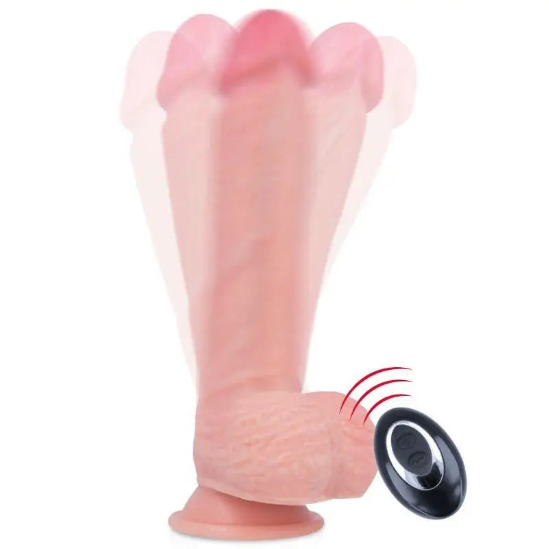 ROCKARMY - VIBRADOR DE SILICONE LÍQUIDO CONTROLE REMOTO PREMIUM APACHE 20.5 CM -O- 4.62 CM - Sexshoptuga 