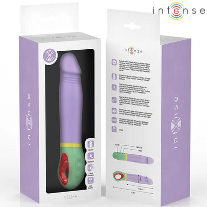 Vibrador Roxo Clássico Velma com Motor Potente para Diversão Intensa