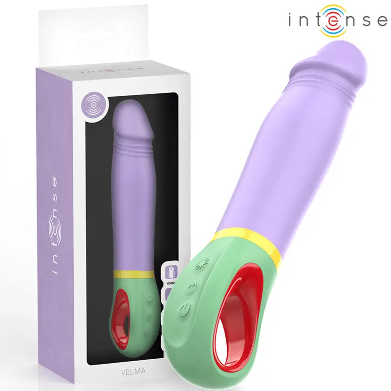 Vibrador Roxo Clássico Velma com Motor Potente para Diversão Intensa