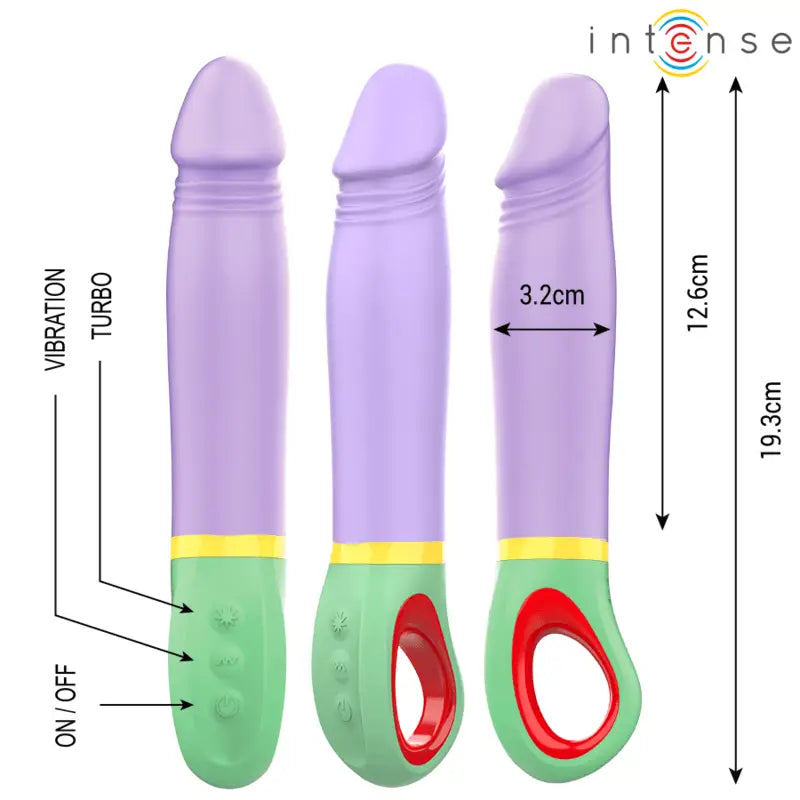 Vibrador Roxo Clássico Velma com Motor Potente para Diversão Intensa