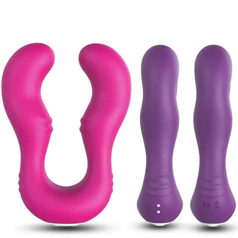 ARMONY - VIBRADOR SERAPH DUPLO CONTROLE REMOTO FÚCSIA - Sexshoptuga 