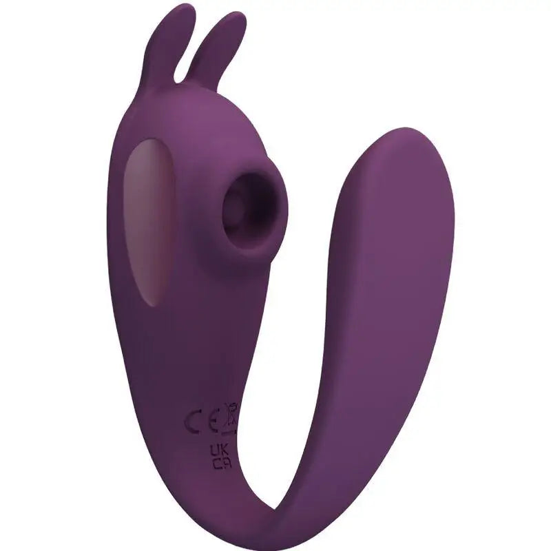 PRETTY LOVE - ESTIMULADOR E VIBRADOR SHEY APLICATIVO GRATUITO LONGA DISTÂNCIA ROXO - Sexshoptuga 