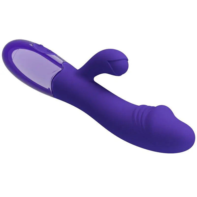 PRETTY LOVE - VIBRADOR SNAPPY YOUTH E ESTIMULADOR DE PONTO G VIOLETA - Sexshoptuga 