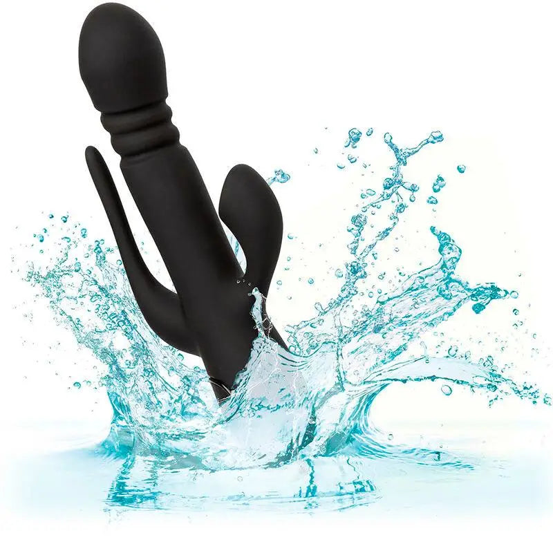 CALEXOTICS - VIBRADOR TRIPLO EUPHORIA PRETO - Sexshoptuga 