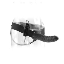 FETISH FANTASY SERIES - 19 CM VIBRATÓRIO OCO STRAP-ON PRETO - Sexshoptuga  Sexshoptuga 