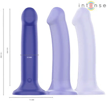 INTENSE - VICTORIA VIBRADOR COM VENTOSA 10 VIBRAÇÕES AZUL ESCURO CONTROLE REMOTO - Sexshoptuga  Sexshoptuga 