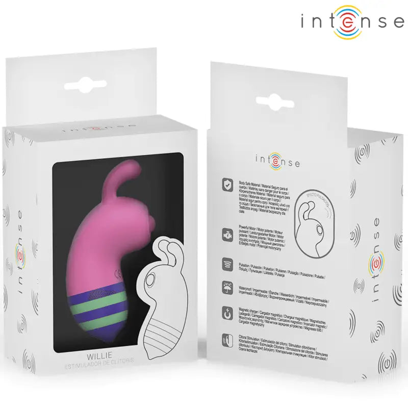 INTENSE - WILLIE ESTIMULADOR BEE ROSA/VERDE - Sexshoptuga 