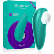 WOMANIZER - ESTIMULADOR CLITORIAL STARLET 3 TURQUESA - Sexshoptuga  Sexshoptuga 