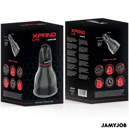 JAMYJOB - XPAND LITE BOMBA DE TESTE AUTOMÁTICA 3 NÍVEIS DE SUCÇÃO CINZA - Sexshoptuga 