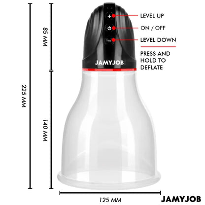 JAMYJOB - XPAND LITE BOMBA DE TESTE AUTOMÁTICA 3 NÍVEIS DE SUCÇÃO CINZA - Sexshoptuga 