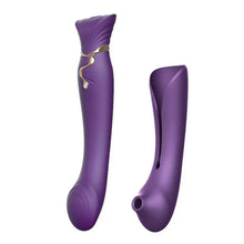 ZALO - QUEEN SET PULSE WAVE CLIT STIM ROXO - Sexshoptuga  Sexshoptuga 